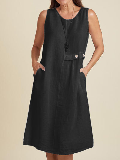 Clara | Casual Button Detail Dress