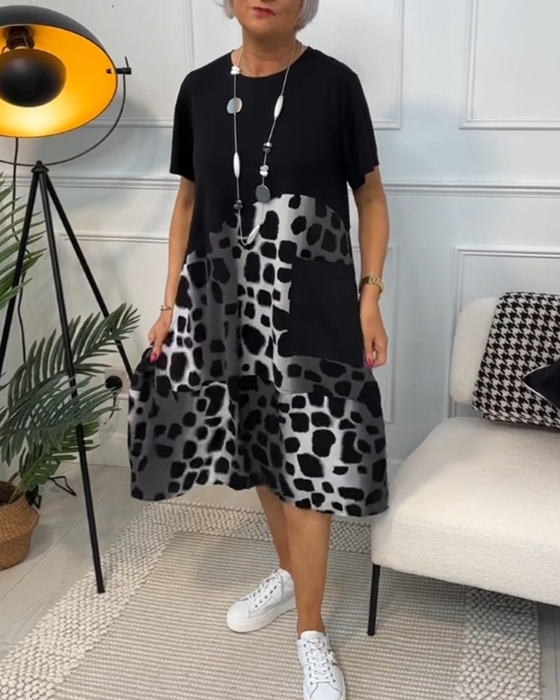 Charlotte | Monochrome Chic Dress