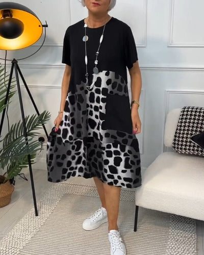 Charlotte | Monochrome Chic Dress