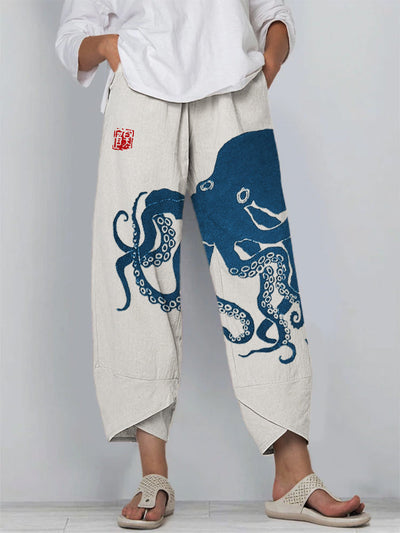 Sofia | Octopus Ink Print Pants
