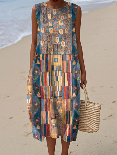 Soria | Artistic Geometric Dress