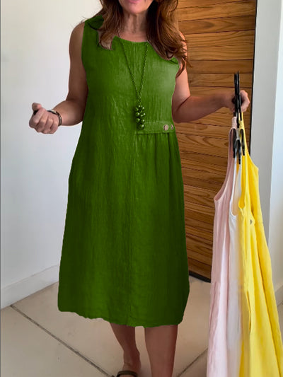 Clara | Casual Button Detail Dress