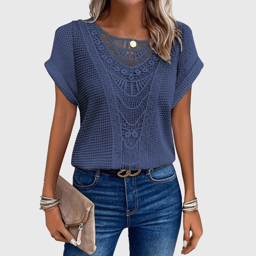 Florentina | Crochet Detail Blouse