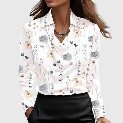 Franziska | Satin Drape Blouse