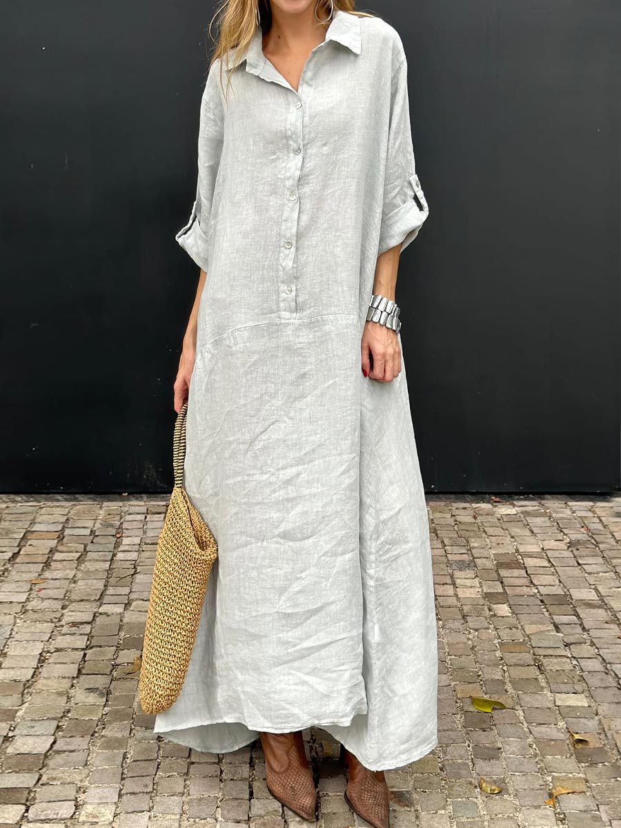 Misa | Effortless Button-Up Dress