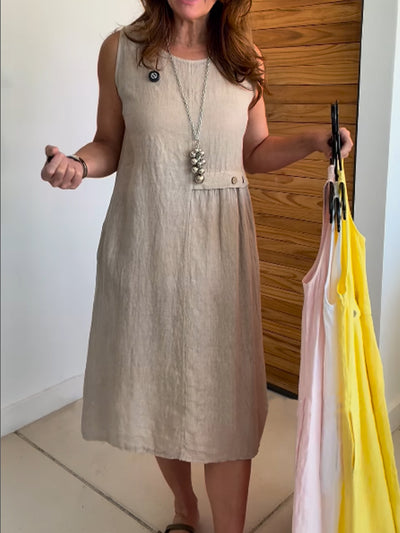 Clara | Casual Button Detail Dress
