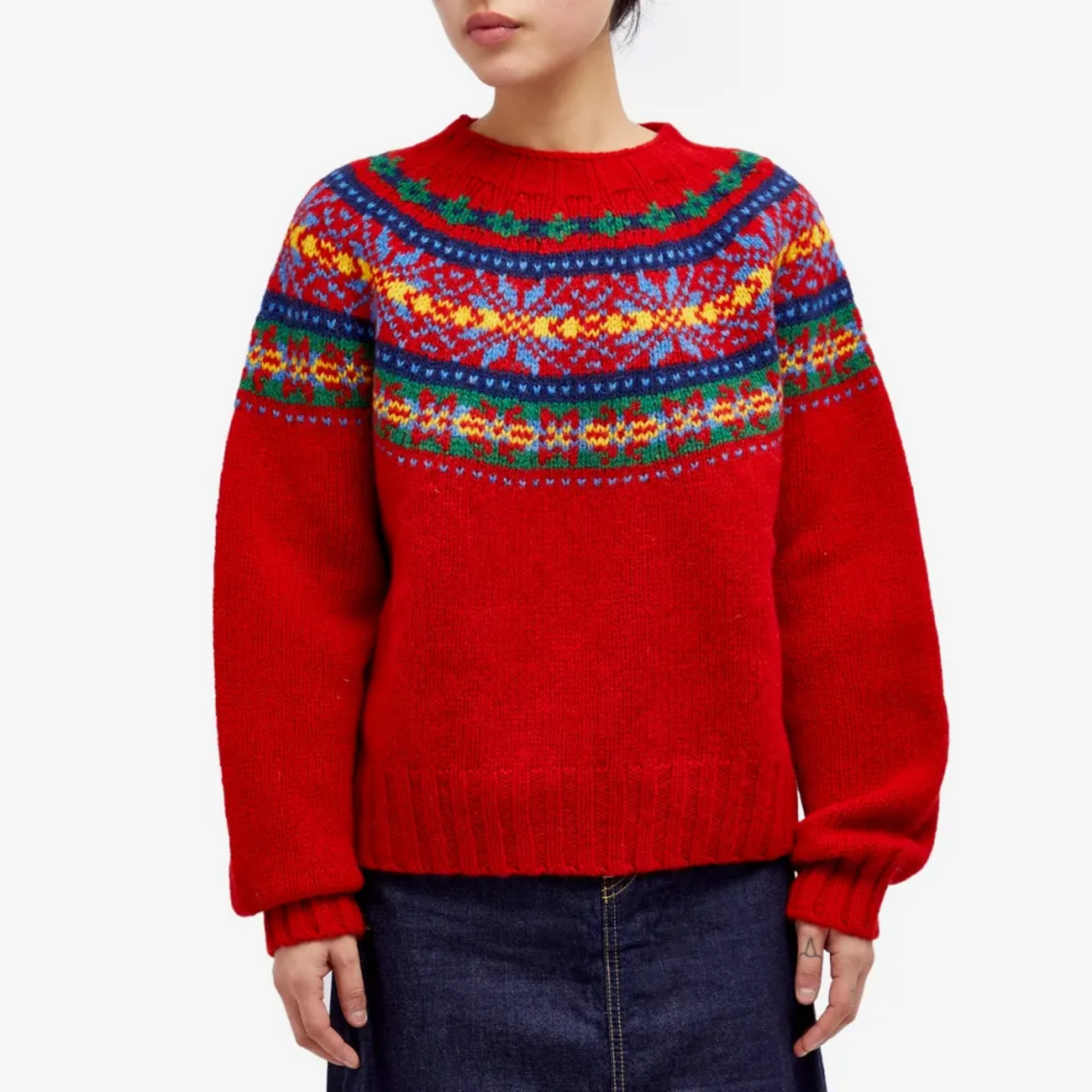 Samara | Colorful Fair Isle Knit Sweater
