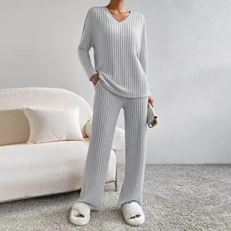 Heidi | Ribbed Knit Lounge Set