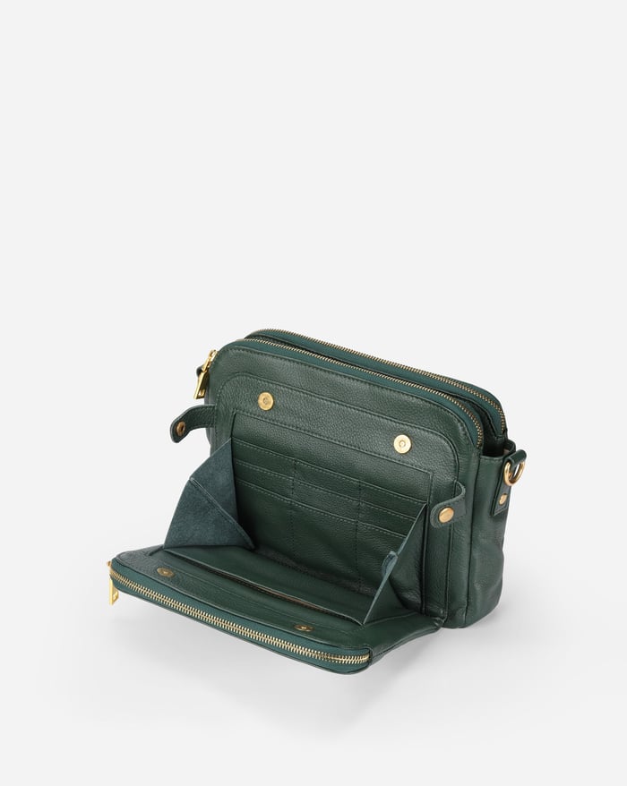 Clara | Vintage Brown Shoulder Bag