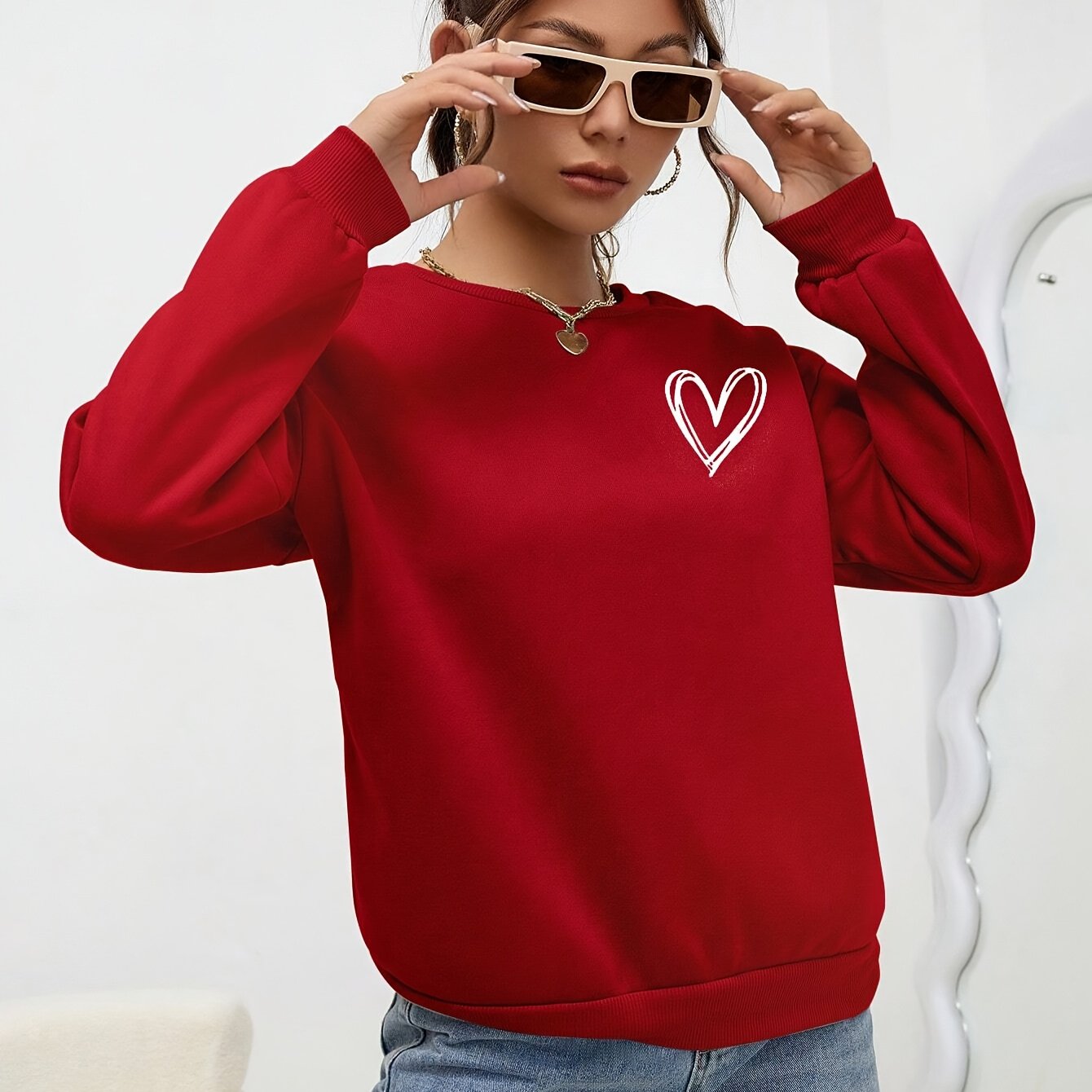 Felina | Heart Detail Sweater
