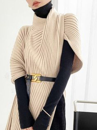 Oaklyn | Asymmetrical Drape Sweater