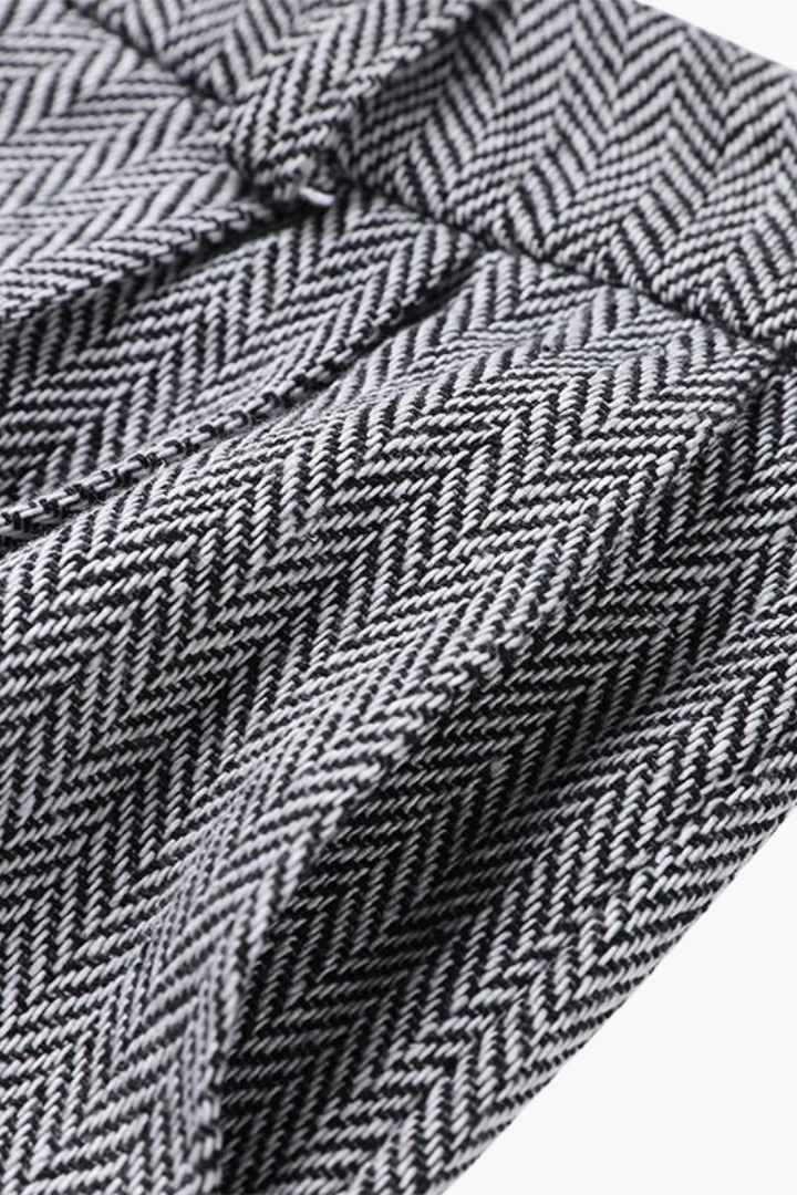 Olive | Houndstooth Blazer and Pants Set