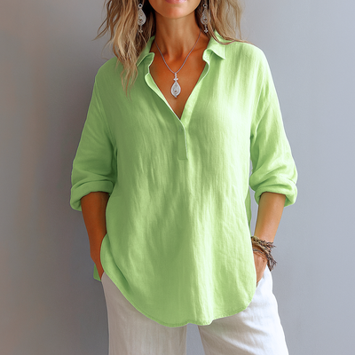 Selma | Relaxed Button Blouse