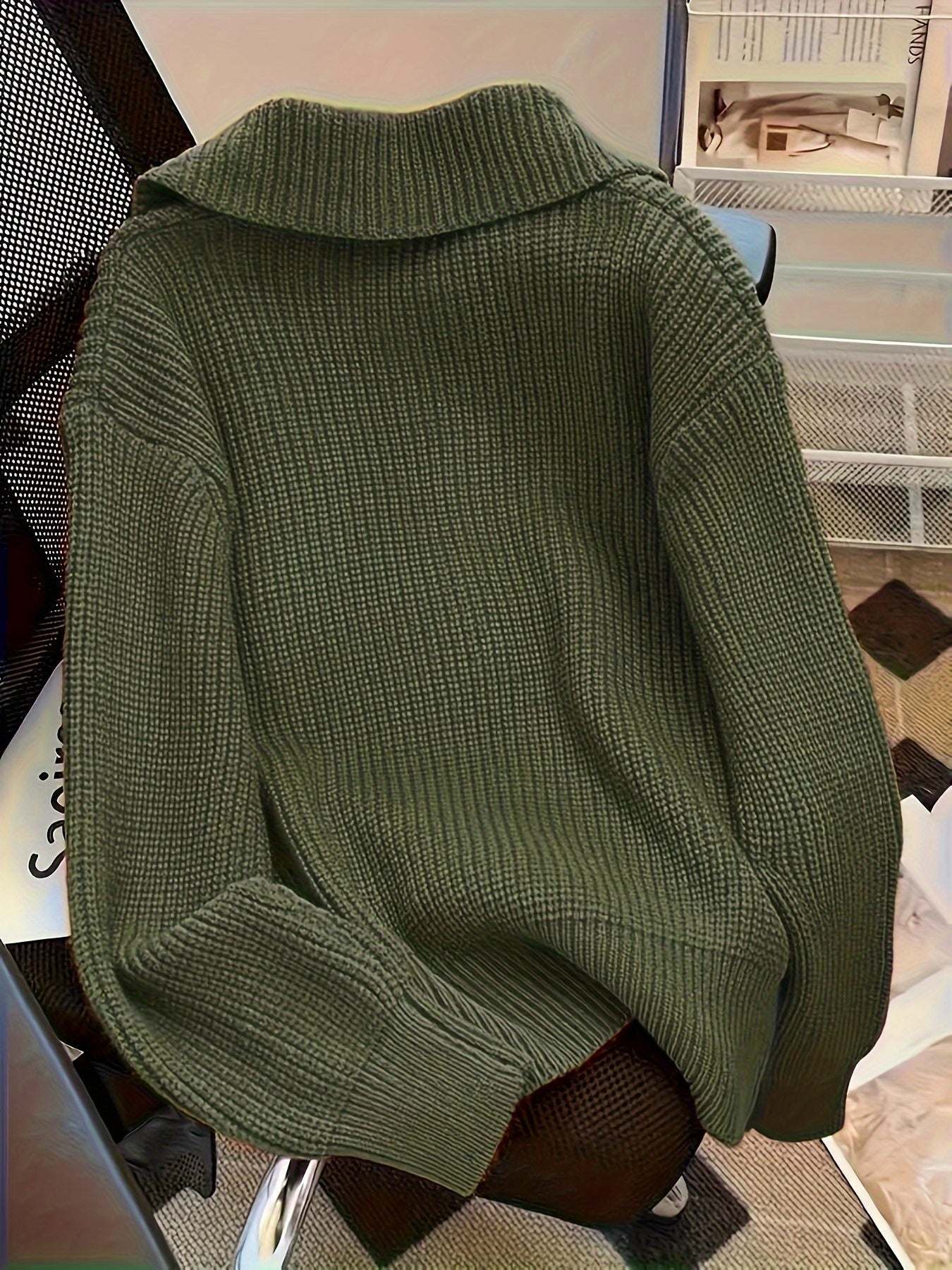 Fiora | Button-Up Knit Sweater