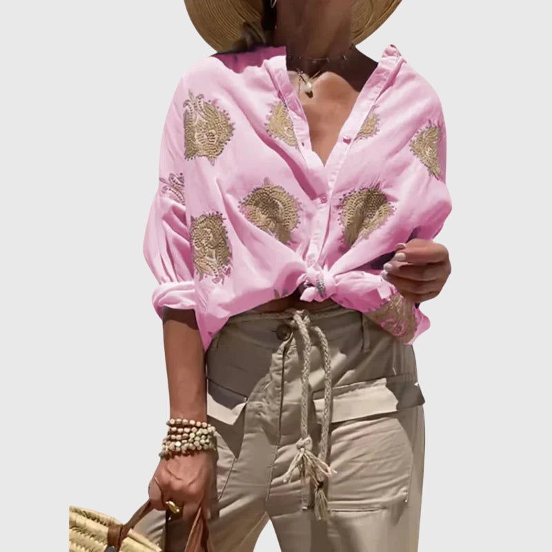 Frigg | Embroidered Blouse