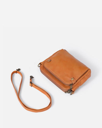 Clara | Vintage Brown Shoulder Bag