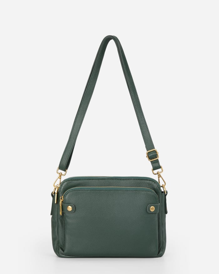 Clara | Vintage Brown Shoulder Bag