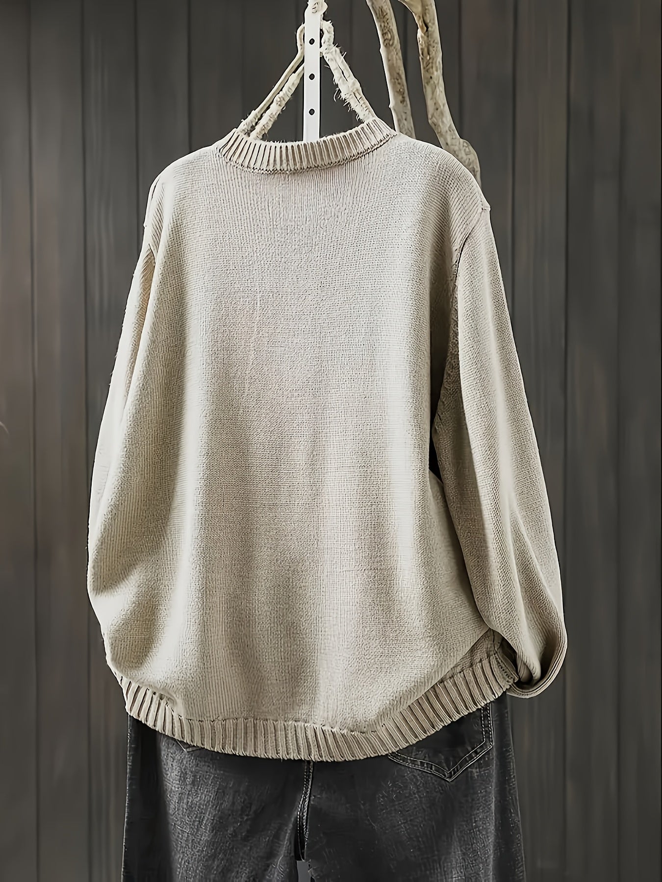 Amelia| Playful Button Sweater