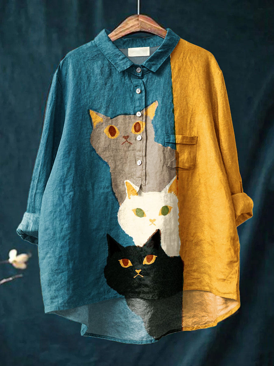 Fabiola | Trio Cat Blouse