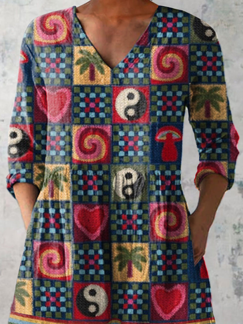 Fanchon | Boho Patchwork Blouse