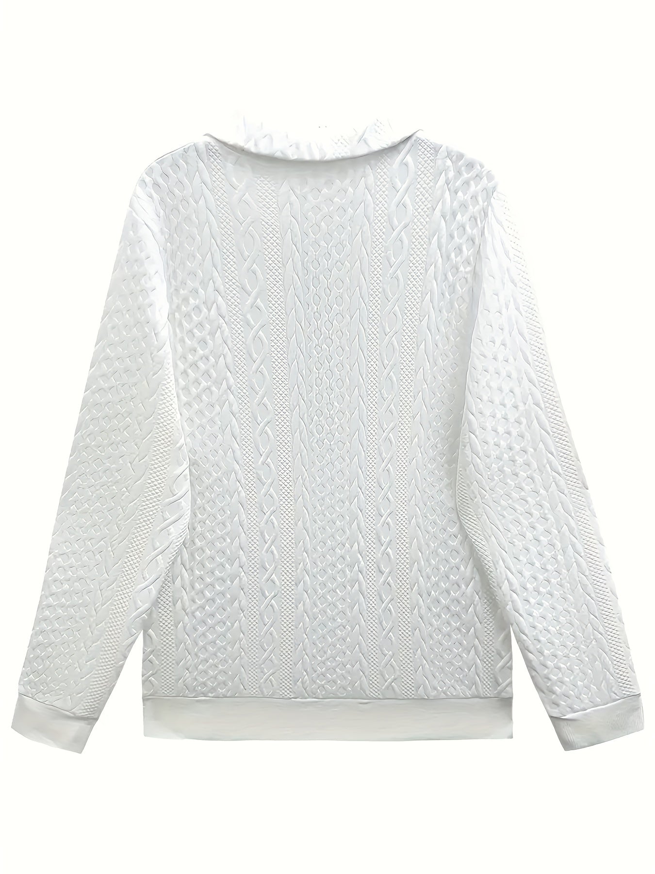 Fiona-Marie | Cable Knit Half-Zip Sweater