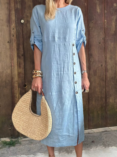 Lesley | Side Button Detail Dress