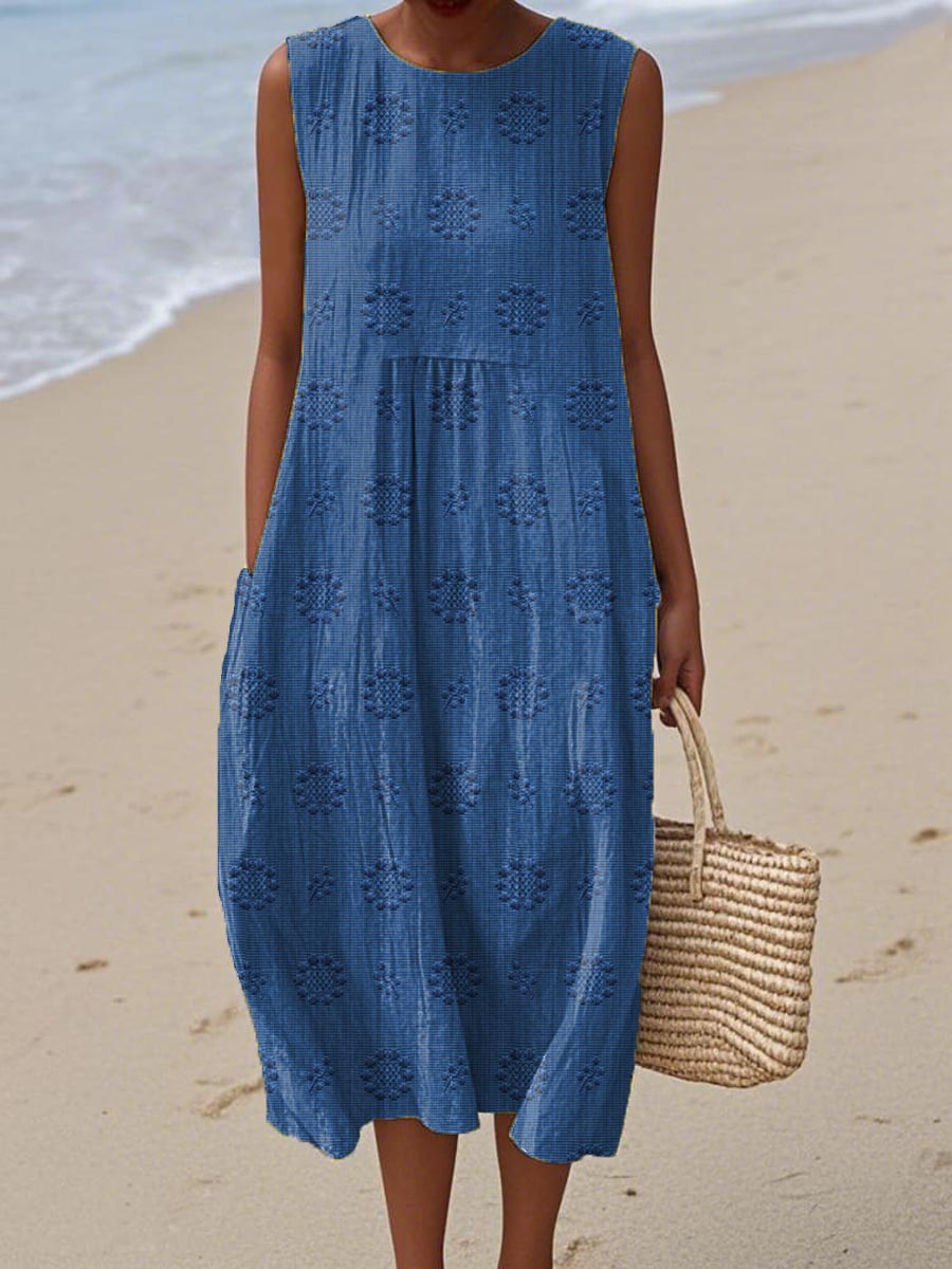 Cici | Floral Embroidery Dress