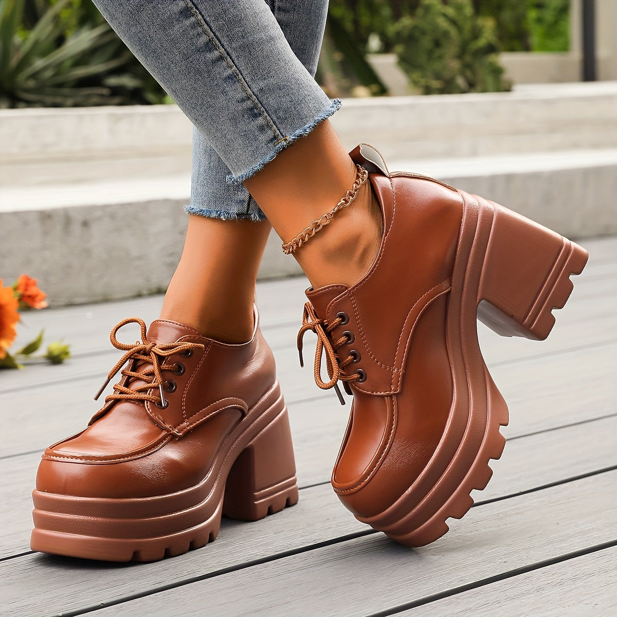 Abigail  | Retro Platform Heels