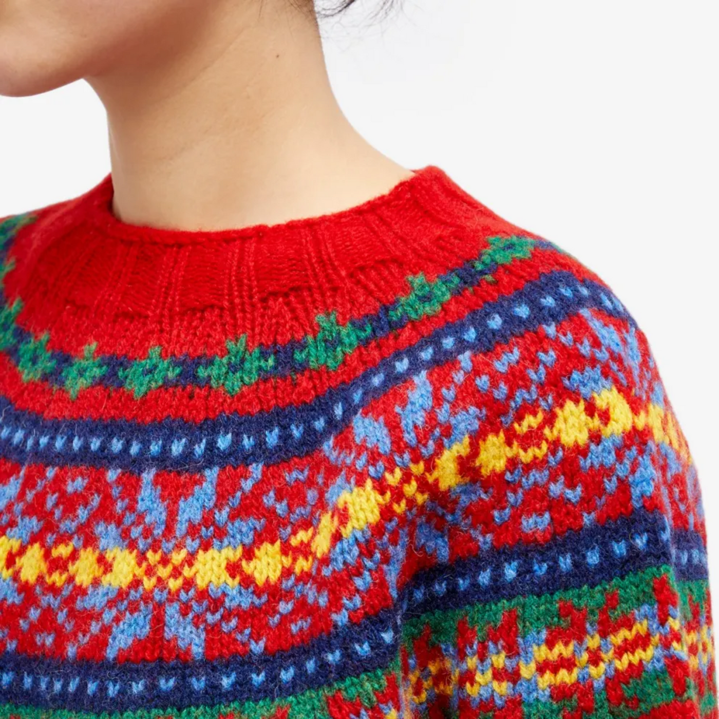 Samara | Colorful Fair Isle Knit Sweater