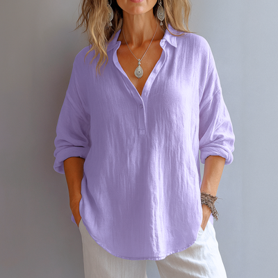 Selma | Relaxed Button Blouse
