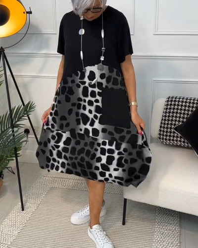 Charlotte | Monochrome Chic Dress