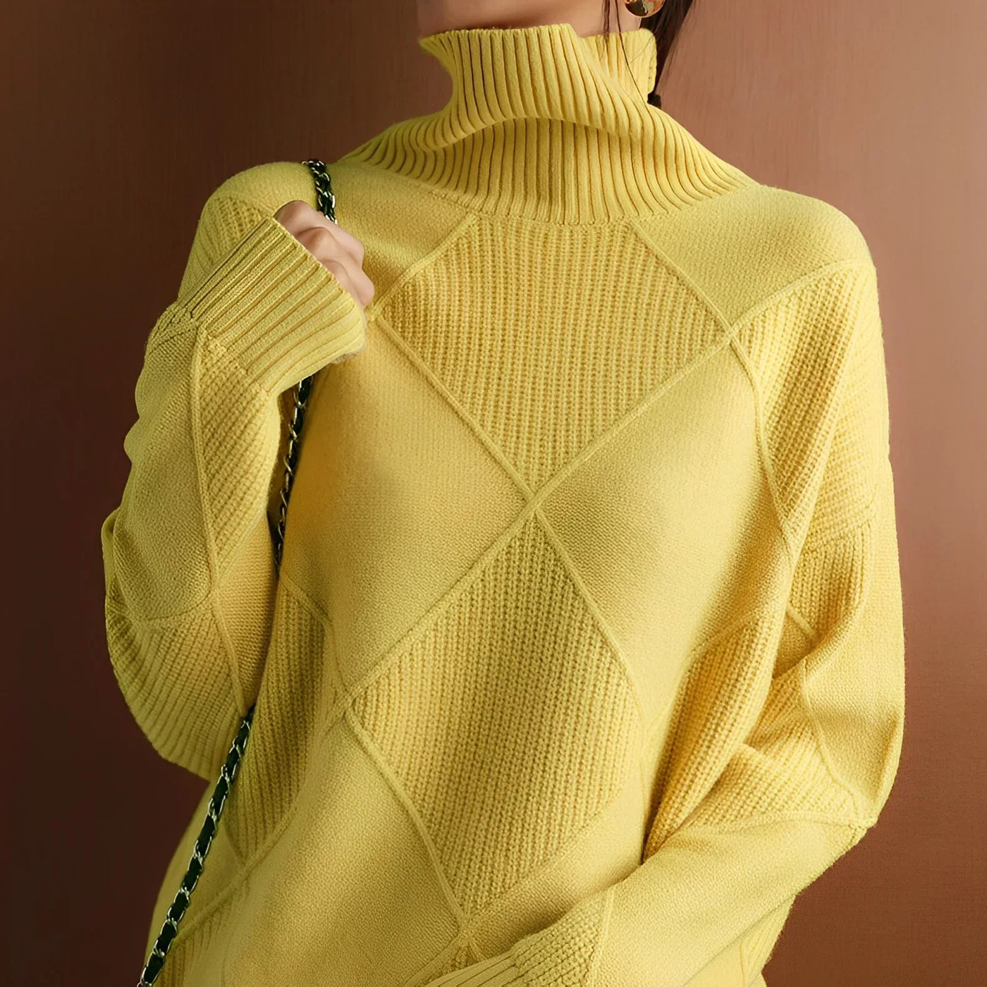Fabienne | Diamond Knit Sweater