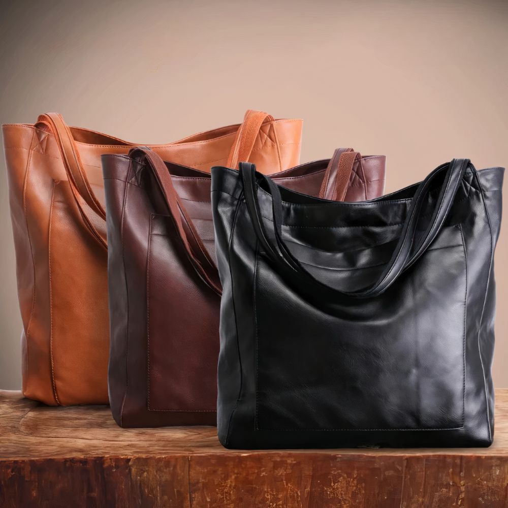 Lene | Everyday Brown Leather Tote