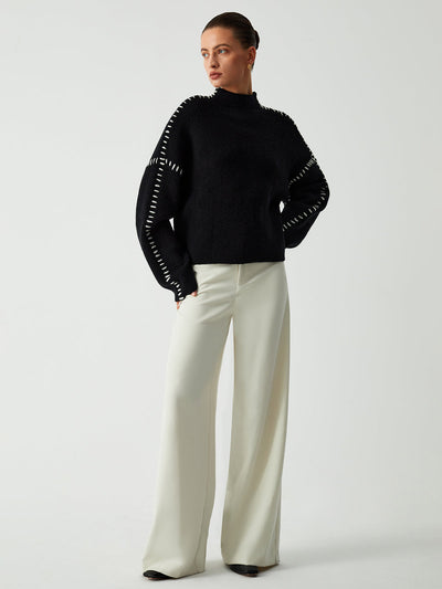Alessi | Contrast Stitch Sweater