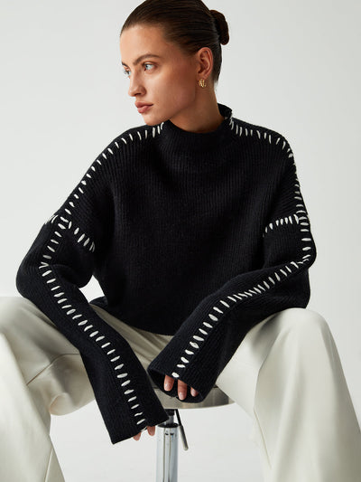 Alessi | Contrast Stitch Sweater