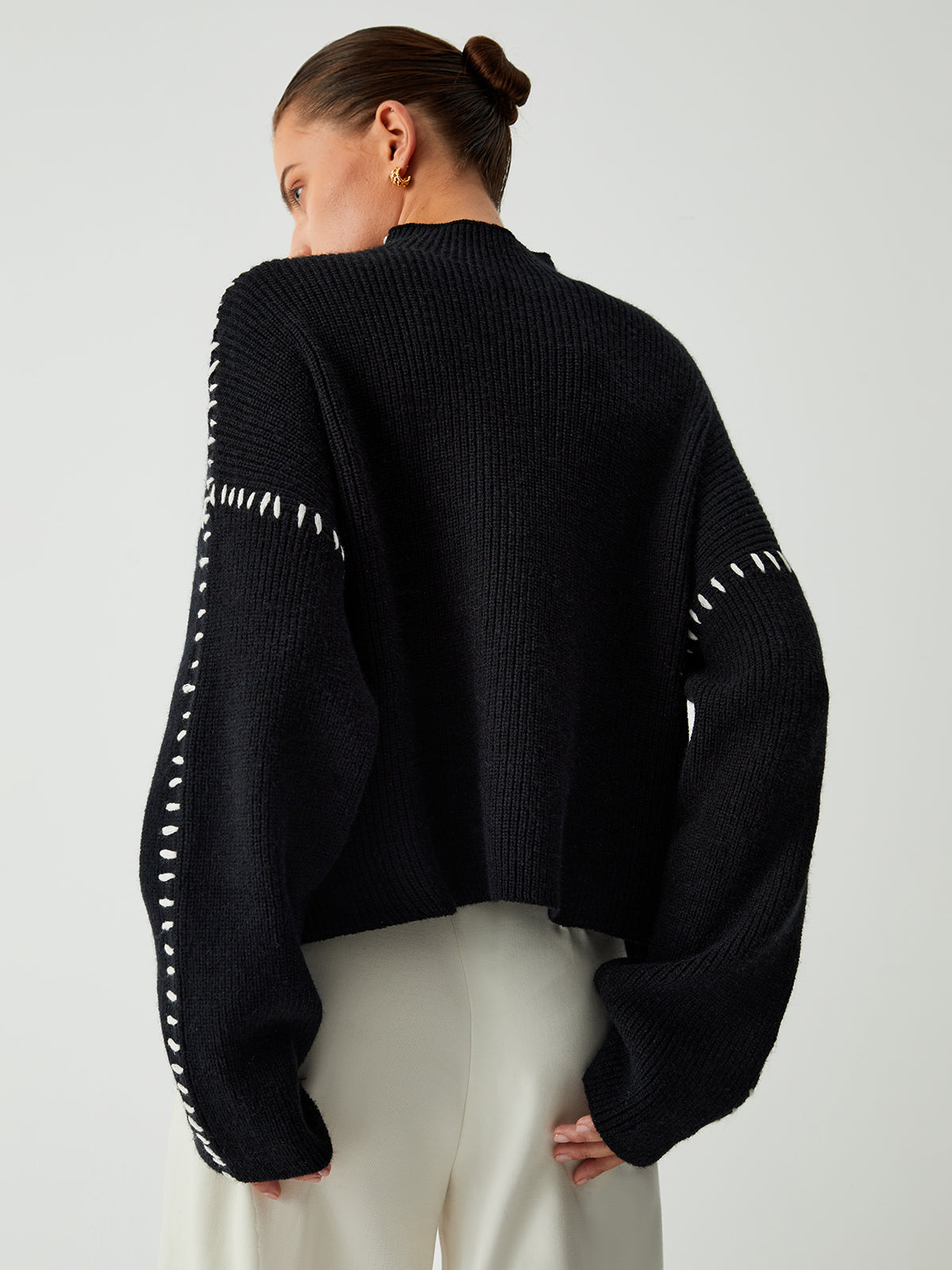 Alessi | Contrast Stitch Sweater