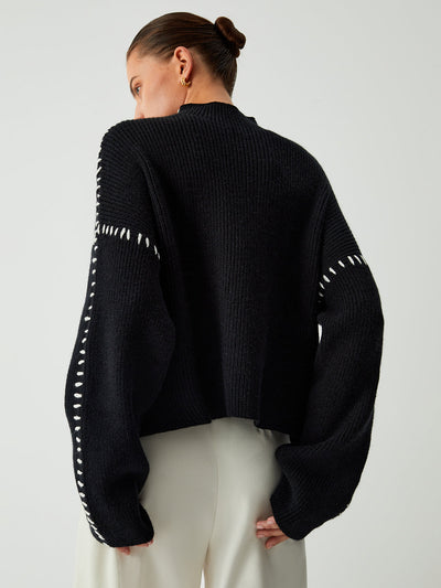 Alessi | Contrast Stitch Sweater