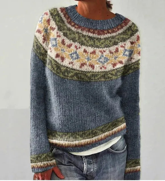 Claire | Playful Sheep Knit Sweater