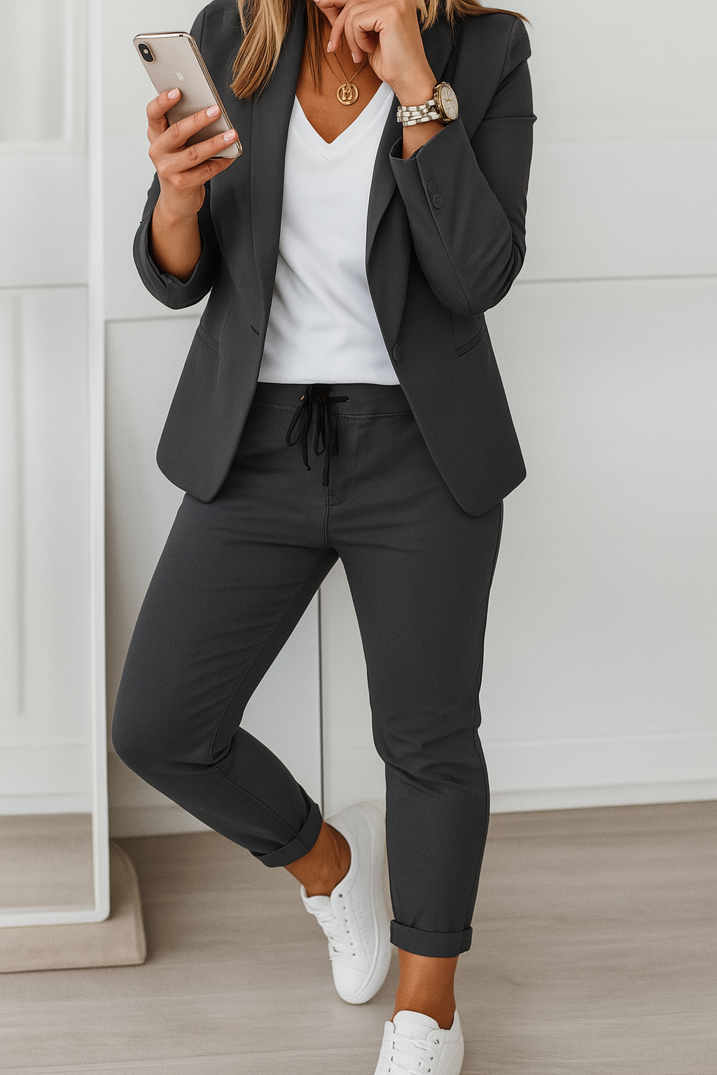 Ofelia | Casual Blazer Jogger Set