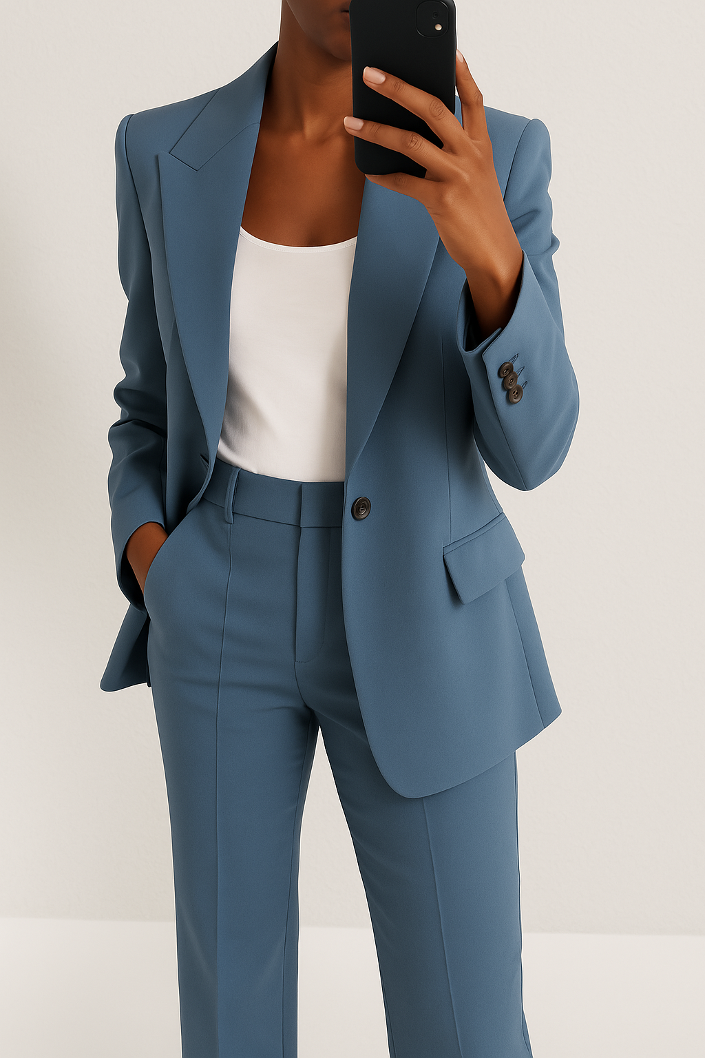 Oakley | Tailored Blue Blazer and Pants Set