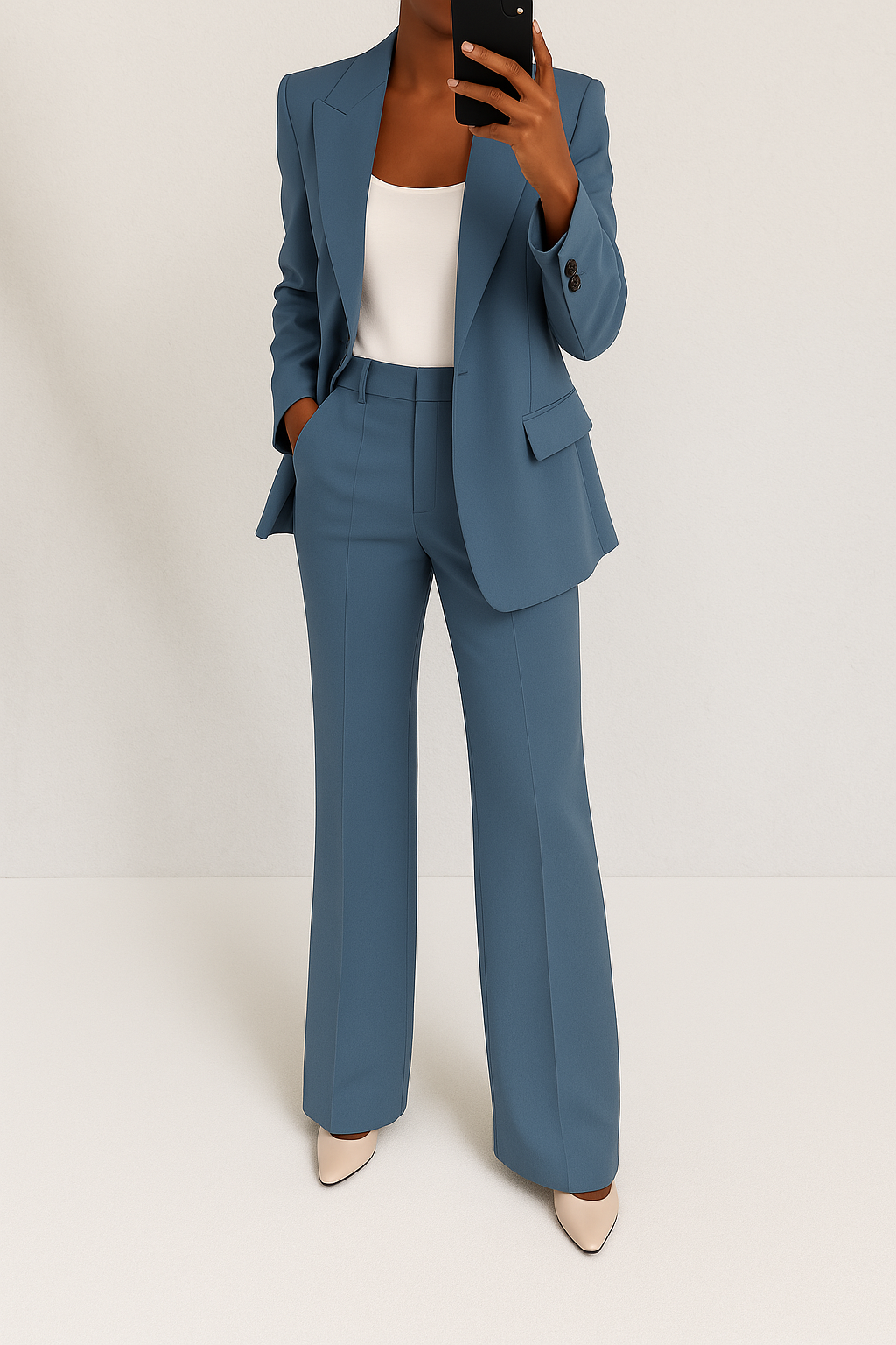Oakley | Tailored Blue Blazer and Pants Set