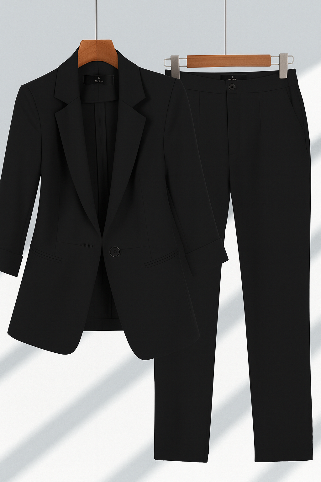Orietta | Classic Black Blazer and Pants Set