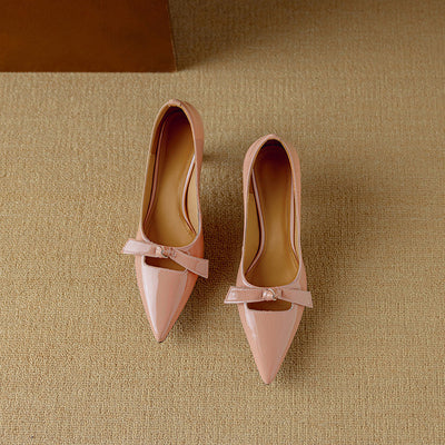 Flavienne | Bow Charm Kitten Heels
