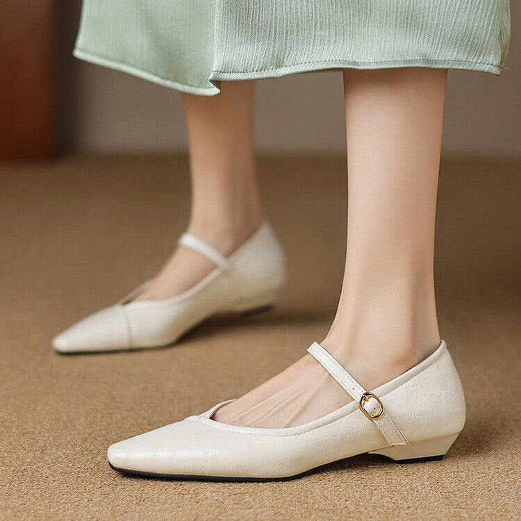 Frances | Graceful Mary Jane Flats
