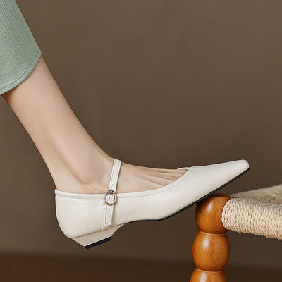 Frances | Graceful Mary Jane Flats