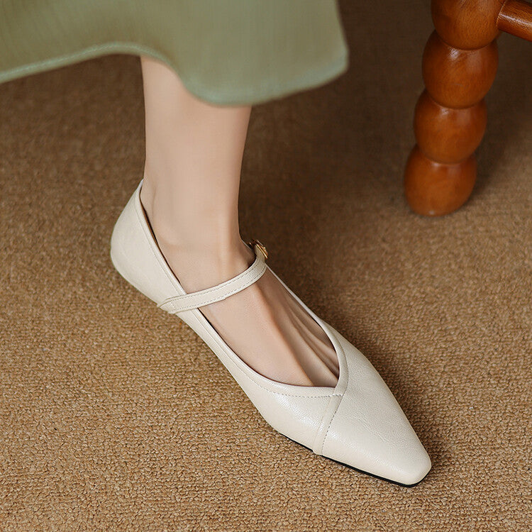 Frances | Graceful Mary Jane Flats
