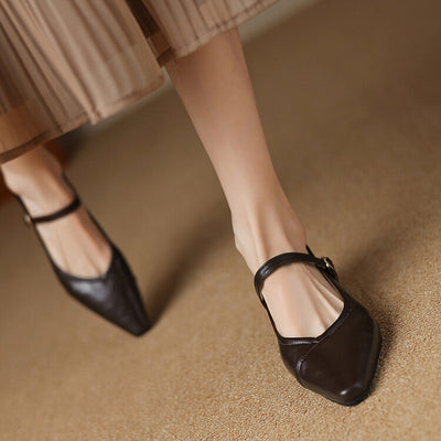 Frances | Graceful Mary Jane Flats