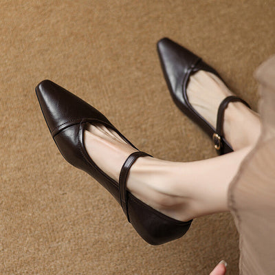 Frances | Graceful Mary Jane Flats