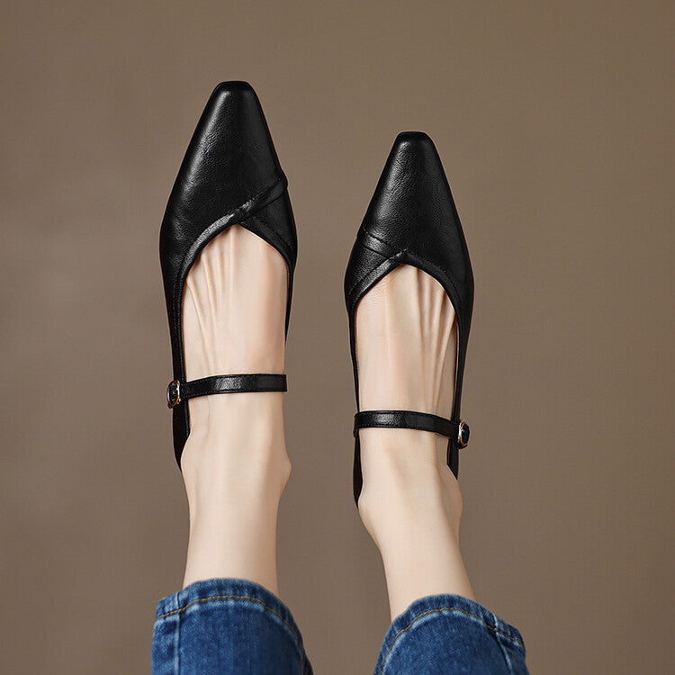 Frances | Graceful Mary Jane Flats
