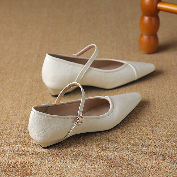 Frances | Graceful Mary Jane Flats